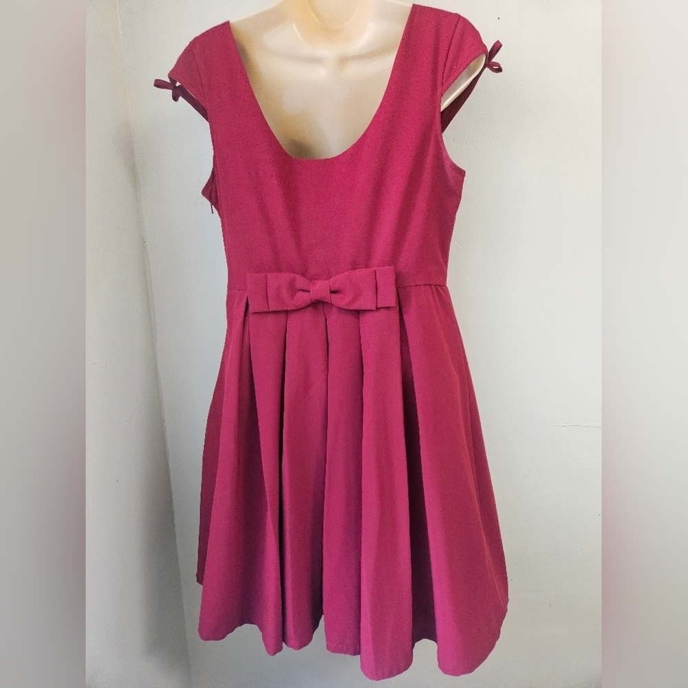 Geade/Elegant  Red Dress Women's L Burgundy . - Picture 2 of 7
